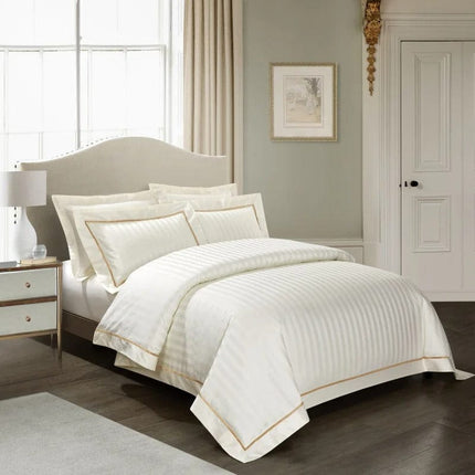Prestige White - Luxe Egyptisch Katoenen Dekbedovertrek