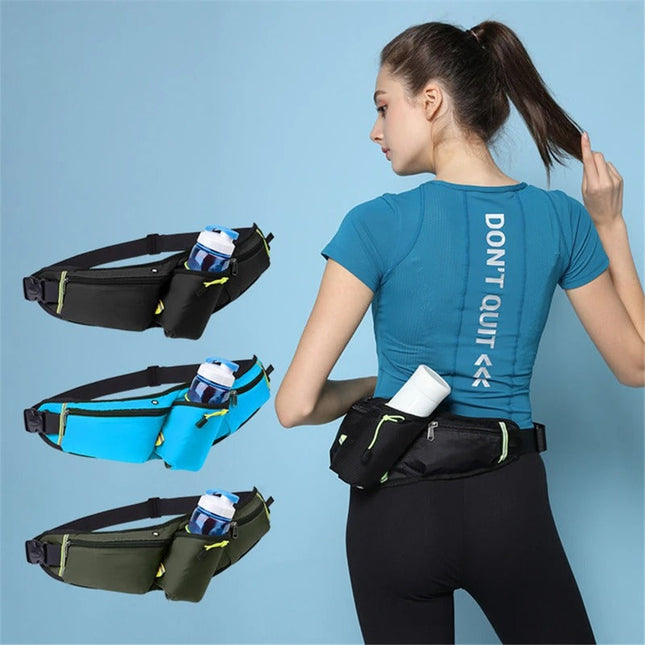 RunEase Belt – Waterdichte Hardloopriem met Drinkhouder