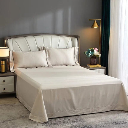 Champagne Elegance – Luxe Egyptisch Katoenen Dekbedovertrekset