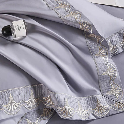Luxxe Grey - Luxe Dekbedovertrekset van Egyptisch Katoen