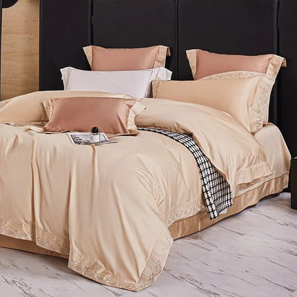 Luxxe Peach - Luxe Dekbedovertrekset van Egyptisch Katoen
