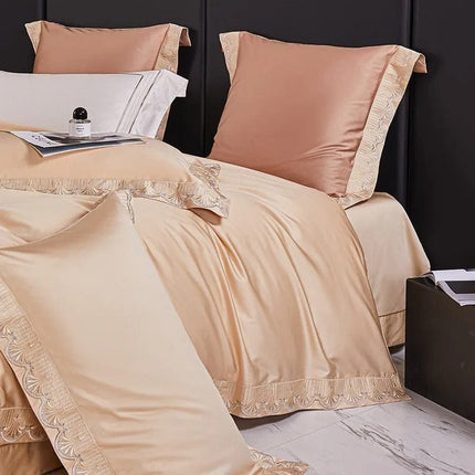 Luxxe Peach - Luxe Dekbedovertrekset van Egyptisch Katoen