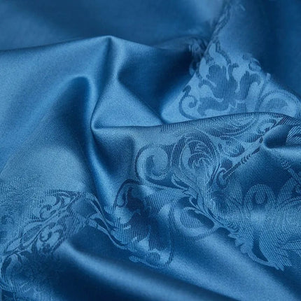 Elegance Blue - Luxe Dekbedovertrek van Egyptisch Katoen