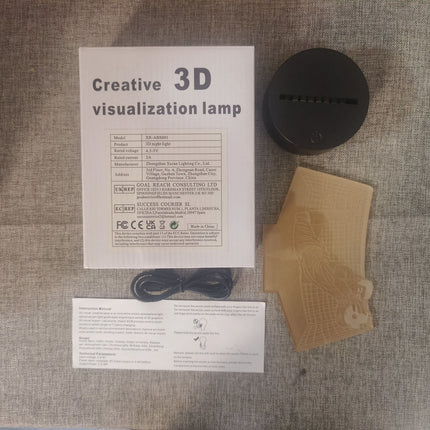 KeeperGlow – 3D Voetbalkeeper Nachtlamp met Touch