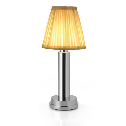 Draadloze Elegantie: Luxe Dimbare Stoffen Tafellamp