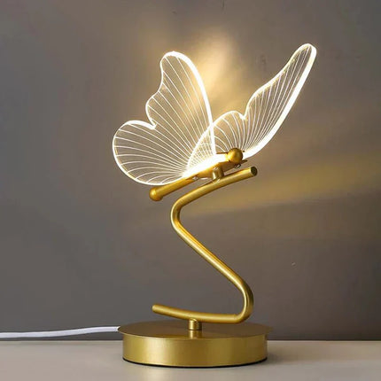 ButterflyLuxe - Elegante LED Tafellamp in Vlinderdesign