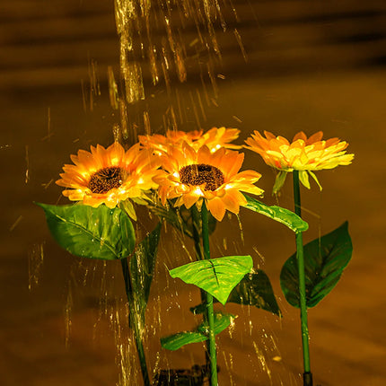 SolarBloom – Realistische Zonnebloem Tuinlamp voor Buiten