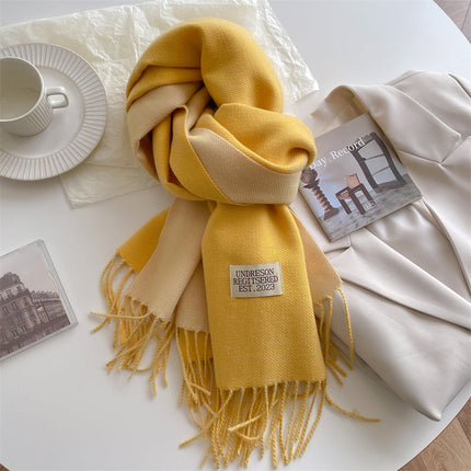 LuxeTwist Scarf - Elegante Dubbelzijdige Pashmina