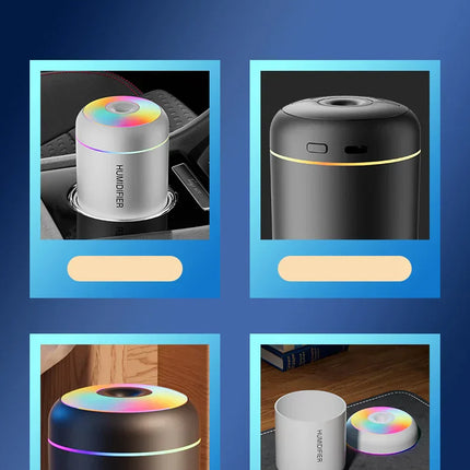 MiniMist – Compacte USB Luchtbevochtiger voor Auto & Slaapkamer