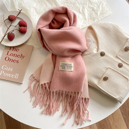 LuxeTwist Scarf - Elegante Dubbelzijdige Pashmina