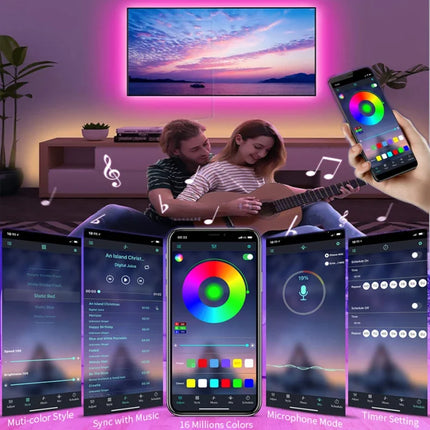 GlowShift - RGB LED Strip voor Kamer en TV
