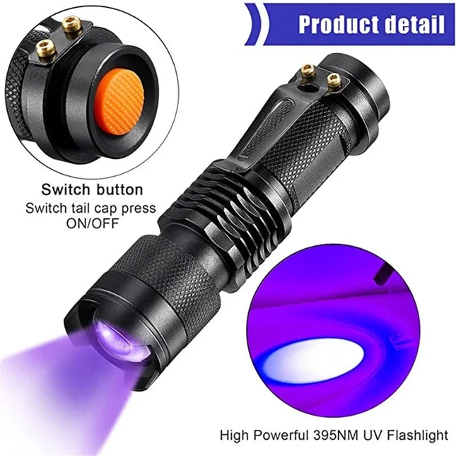GlowInspect - UV Zaklamp voor Urine en Vlekken