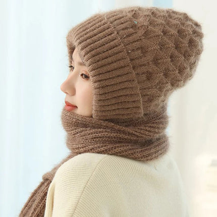 CozyWind Beanie & Sjaal Set - Dames Wintermode