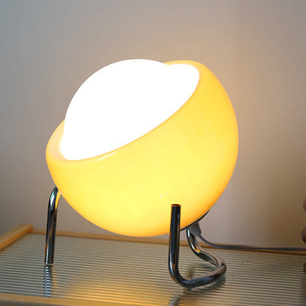 RetroGlow - Scandinavische Glas Tafellamp voor Sfeer