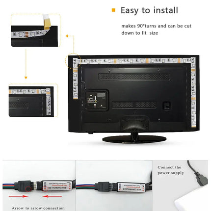 GlowShift - RGB LED Strip voor Kamer en TV