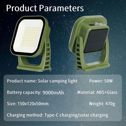 PowerGlow – Oplaadbare LED Campinglamp met Magneten