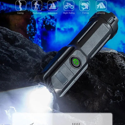 PowerBeam - Oplaadbare LED Zaklamp met Zoom