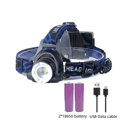 PowerGlow - Oplaadbare Waterdichte LED Hoofdlamp