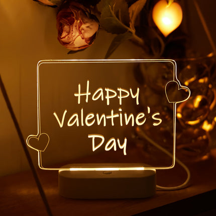 LoveGlow - Modern 3D LED Hartlamp