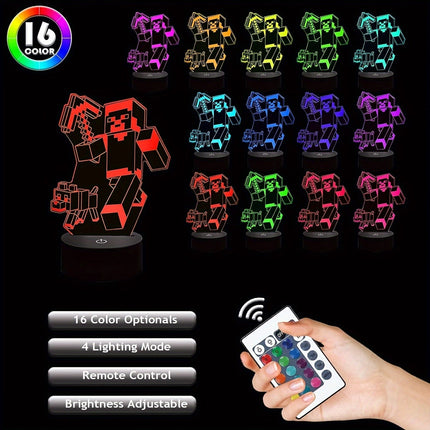IlluGlow - 3D Nachtlamp met Kleuren en USB