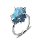 Blauwe apatiet / Goud