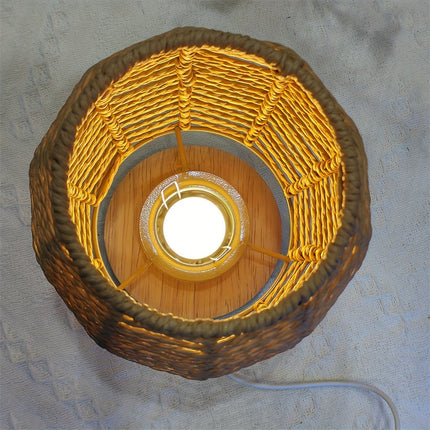 EcoLoom Table Lamp – Handgemaakt Hout met LED