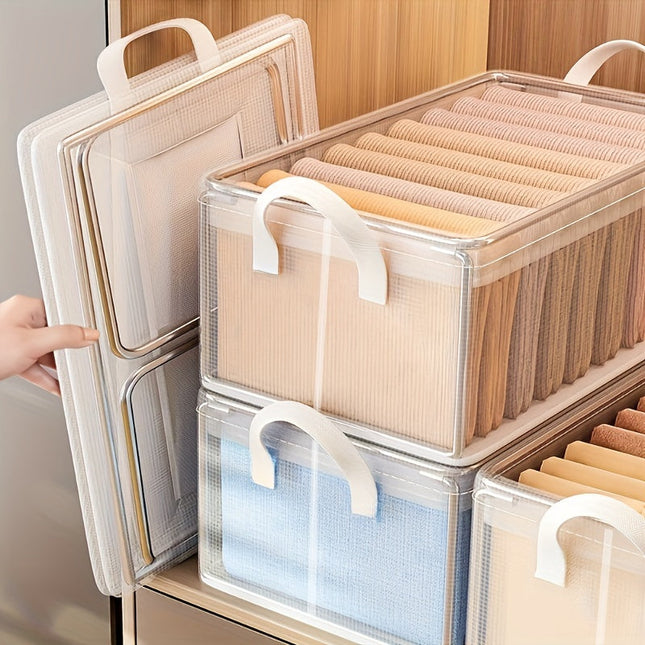 SpaceSaver - Stijlvolle Stapelbare Opbergboxen voor Kleding en Boeken