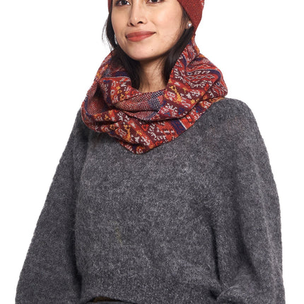 AlpacaFit Beanie - Luxe Jacquard Muts van 100%