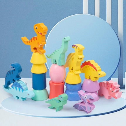 DinoStack Game – Creatief Stapelspel voor Kinderen