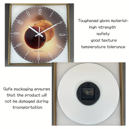 CosmicLight Clock – Design Wandklok met Planetenthema