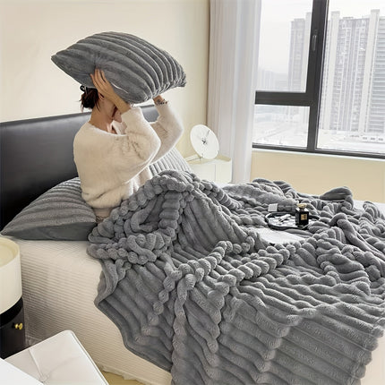 LuxeFleece – Elegante Franse Stijl Deken voor Comfort