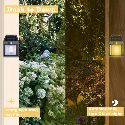 SolarGlow Wall Lamp - Zonne-energie Bewegingssensor LED