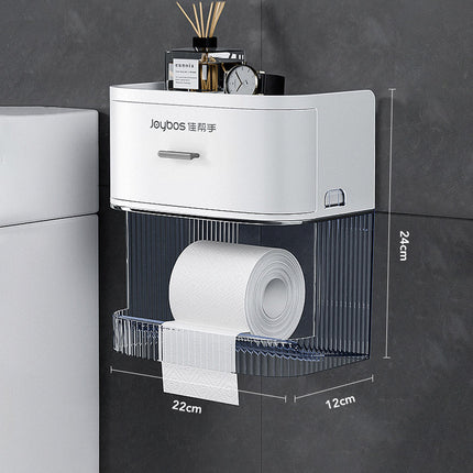 SmartStore - Luxe Toilettenpapierhouder met Opbergruimte