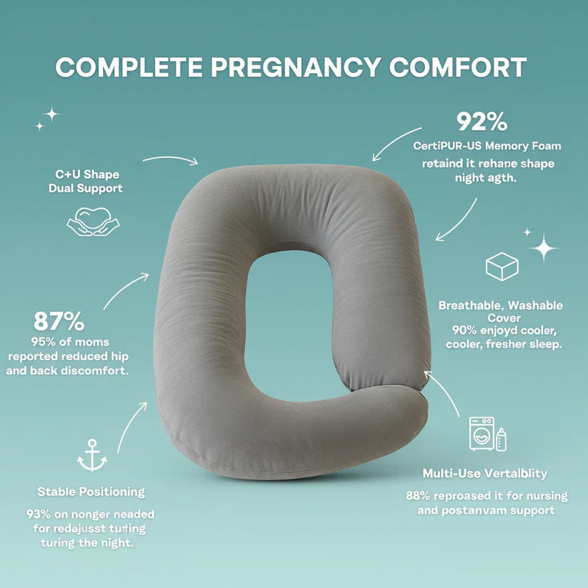 Dreamy bump support for comfy nights