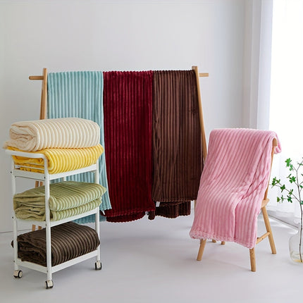 Luxe Flanel Polyester Deken – Ultiem Comfort & Warmte