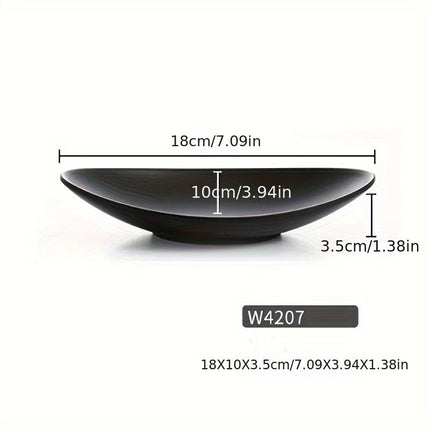 BlackTray - Elegante Ovale Opbergbak voor Sieraden