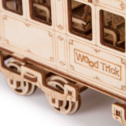 TrainCraft 3D Puzzel - Historische Locomotief met Waggon