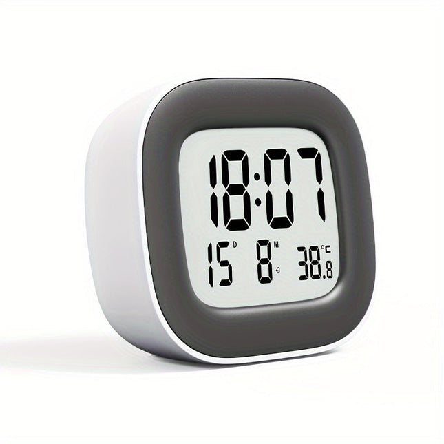 TimeView Clock - Stijlvolle Mini Wekker met Temperatuur