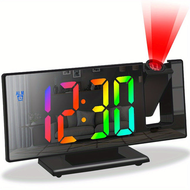 NieNie Alarm - Moderne Spiegelprojectie Wekker met Display