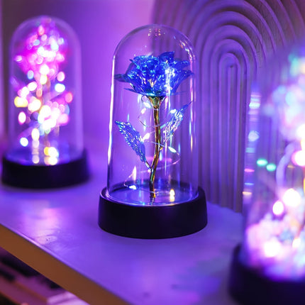 GoldenRose – Luxe Rozenlamp voor Interieurdecoratie