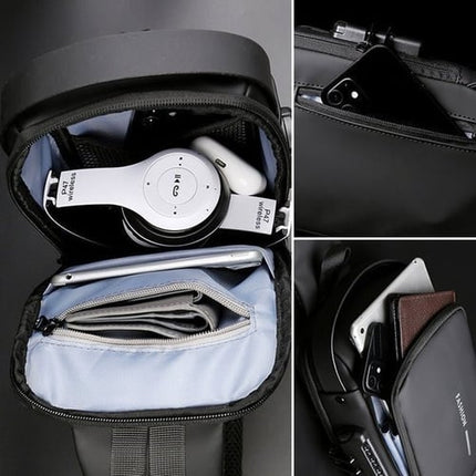 UrbanGuard Crossbody - Stijlvolle en Veilige Schoudertas