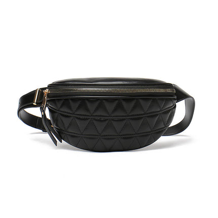 HazelBag - Trendy Heuptasje met Ruitpatroon
