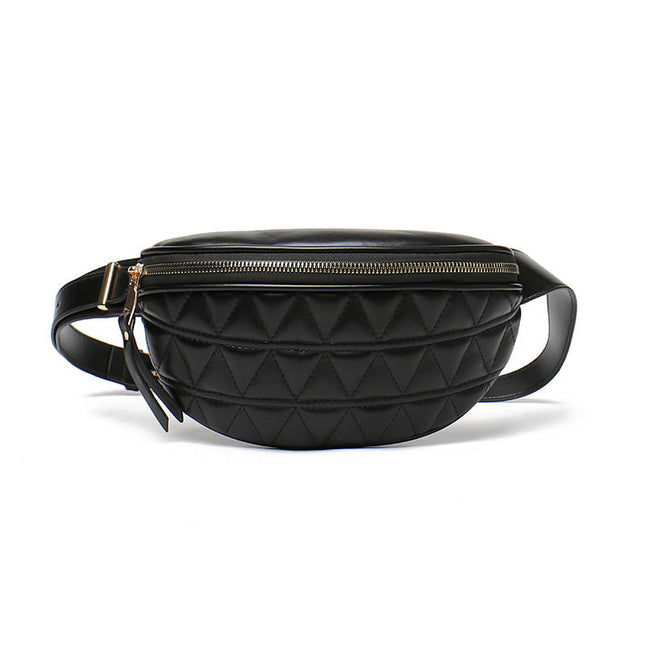 HazelBag - Trendy Heuptasje met Ruitpatroon