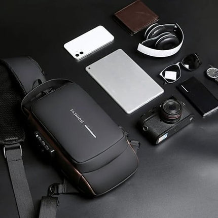 UrbanGuard Crossbody - Stijlvolle en Veilige Schoudertas
