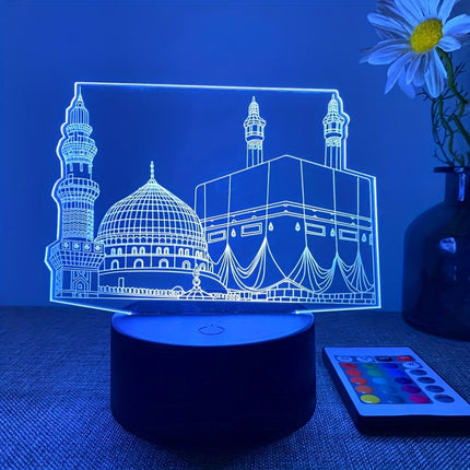 GlowSphere Lamp – 3D Nachtlamp met Afstandsbediening