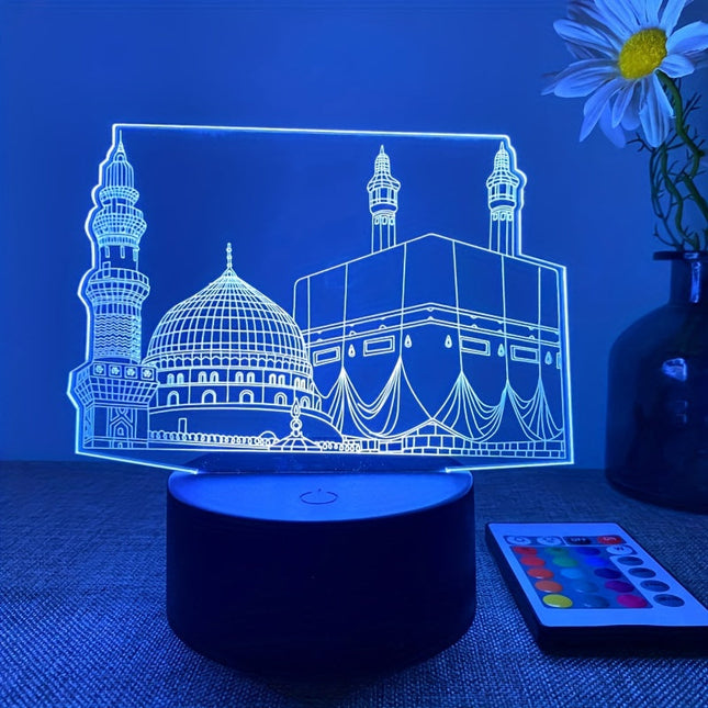 GlowSphere Lamp – 3D Nachtlamp met Afstandsbediening