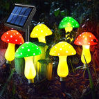 6 Rode, Gele En Groene Paddenstoelen