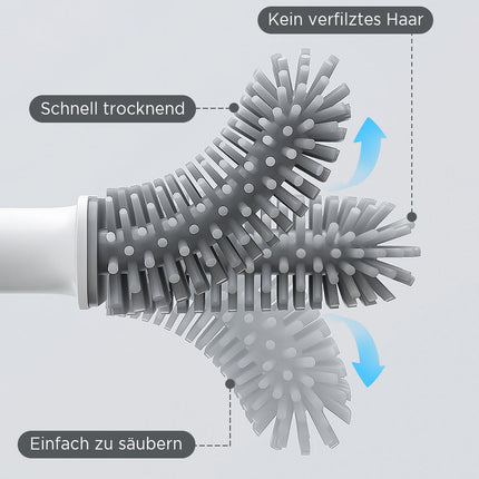 SiliClean – Antibacteriële Wandtoiletborstel met Siliconen