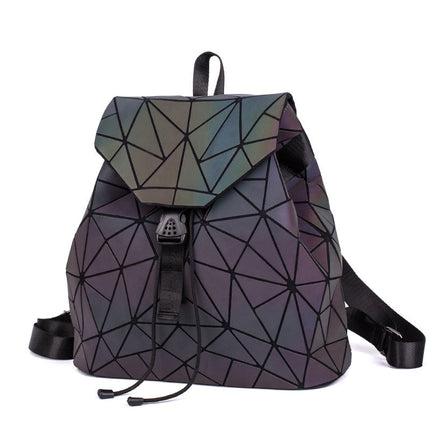 GinaGlow - Geometrische Glow-in-the-Dark Rugtas