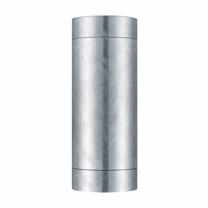UrbanGlow Light – Strakke Zilveren Up-Down Buitenlamp